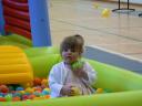 Angharad in the Ball pit