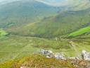 Looking into the valley from Aran Benllyn