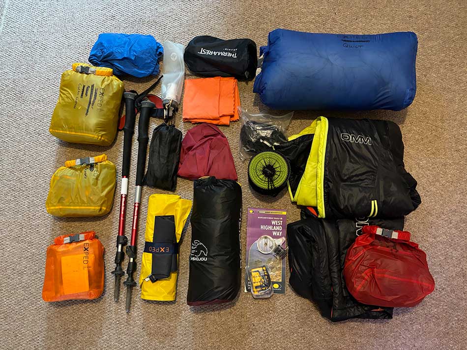 West Highland Way Packing List - A Simple Life Of Luxury